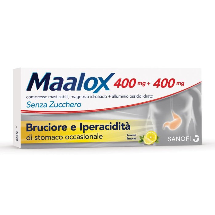MAALOX-S/Z 30 Cpr 400+400mg