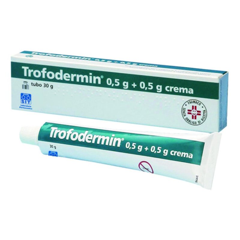 Trofodermin 0,5 G + 0,5 G Crema Tubo 30 G