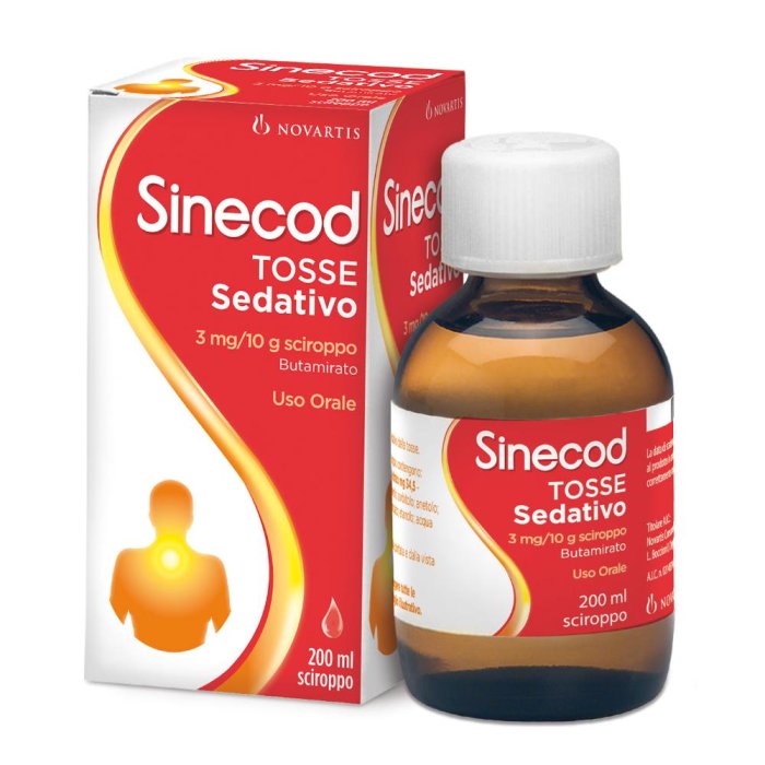  Sinecod Tosse Sedativo 3mg/10g Sciroppo 200ml