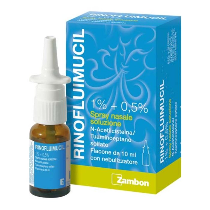 Rinofluimucil 1% + 0,5% Spray Nasale Soluzione Flacone 10 Ml