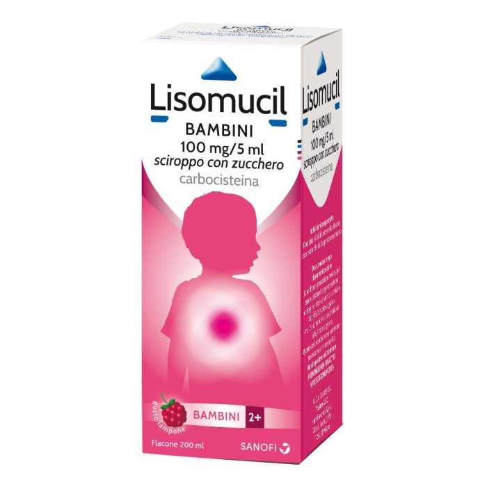 Lisomucil Tosse Muc 100 Mg/5 Ml Sciroppo Con Zucchero Flacone 200 Ml