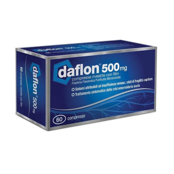 Daflon 500 Mg Compresse Rivestite Con Film 60 Compresse