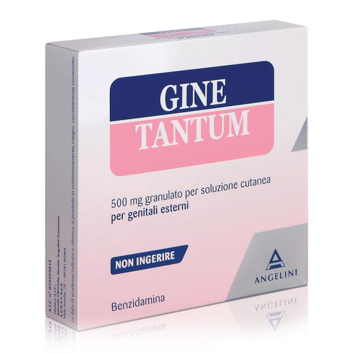 Ginetantum 500 Mg Granulato Per Soluzione Cutanea Per Genitali Esterni 10 Bustine