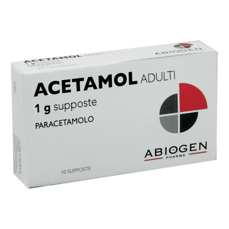 Acetamol Adulti 1 g 10 Supposte Paracetamolo
