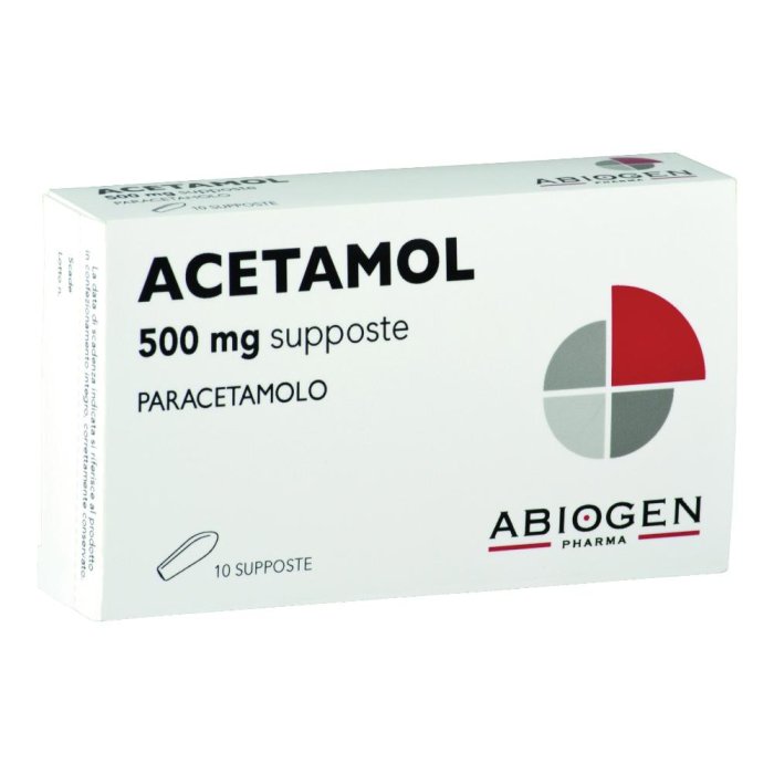 ACETAMOL*10 Supp.Bamb.500mg
