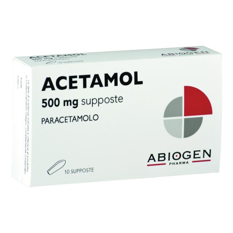 ACETAMOL*10 Supp.Bamb.500mg