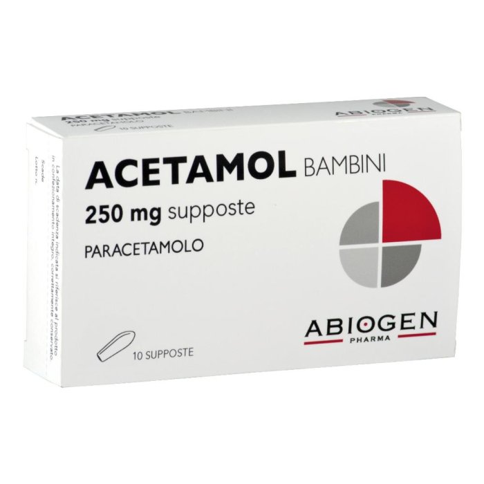 Acetamol 10 Prime Supposte 250 Mg