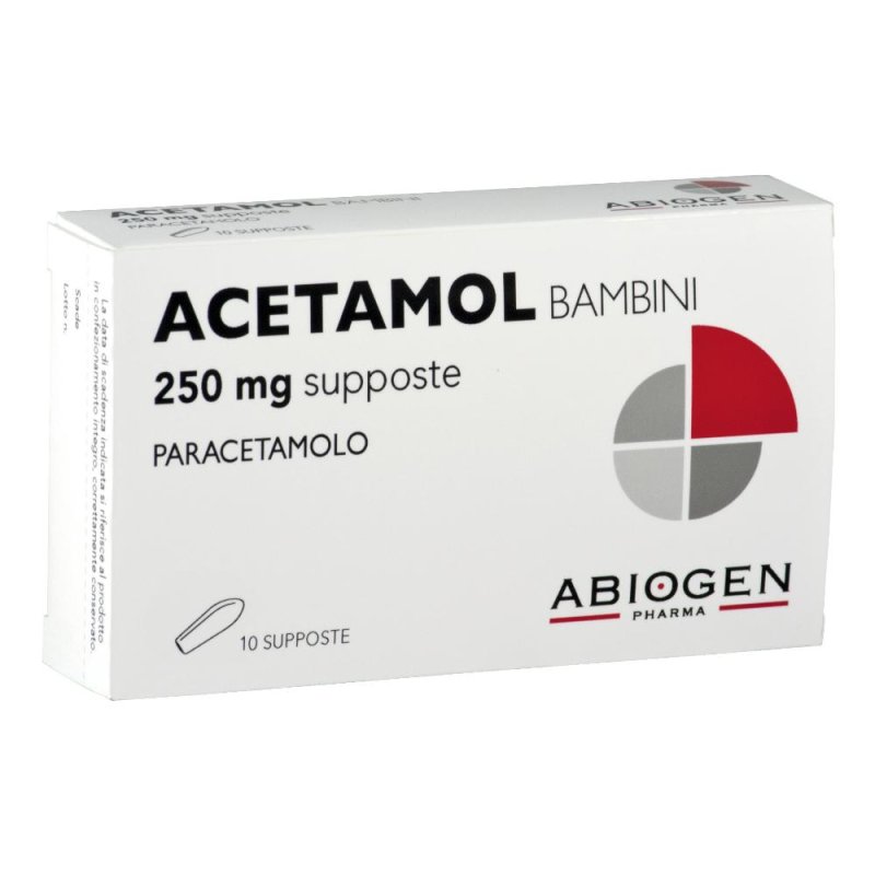 Acetamol 10 Prime Supposte 250 Mg