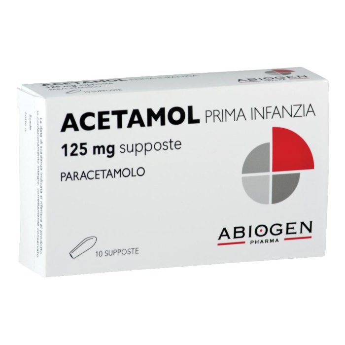 ACETAMOL*10 Supp.Latt.125mg