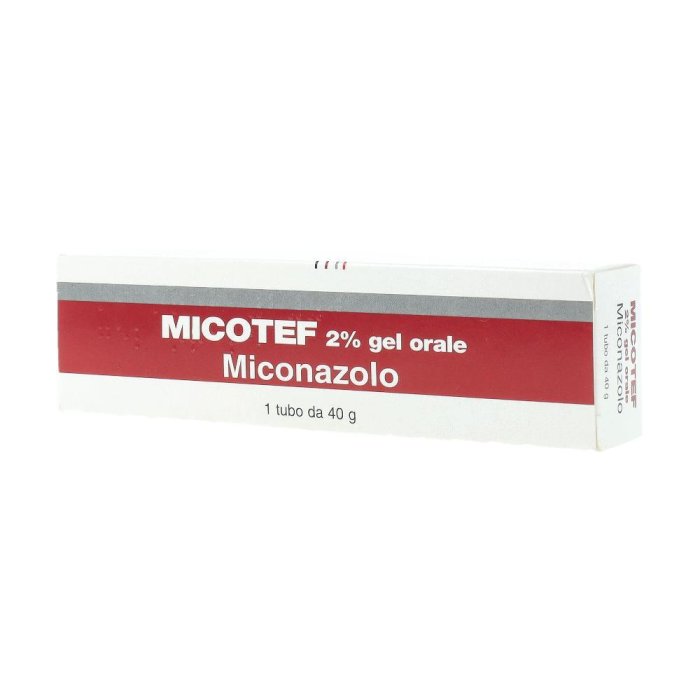 Micotef 2% gel soluzione orale 40 g