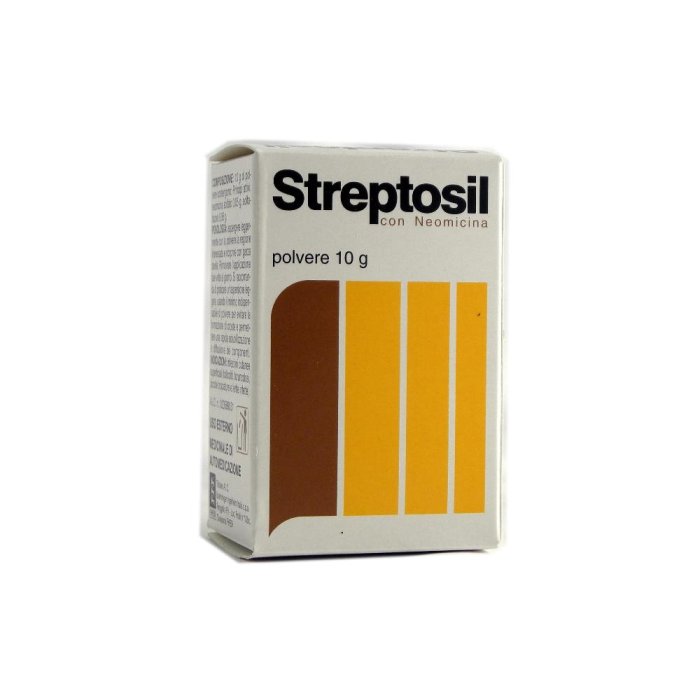 Streptosil Neomicina infezioni superficiali della pelle polvere cutanea 10 grammi