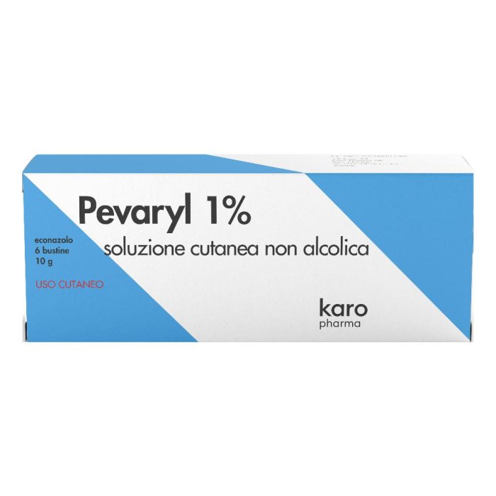 Pevaryl 1% Soluzione Cutanea Non Alcolica 6 Bustine 10 G