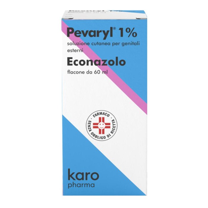 Pevaryl 1% Soluzione Cutanea per Genitali Esterni Econazolo Trattamento Micosi Vulvovaginali 60ml
