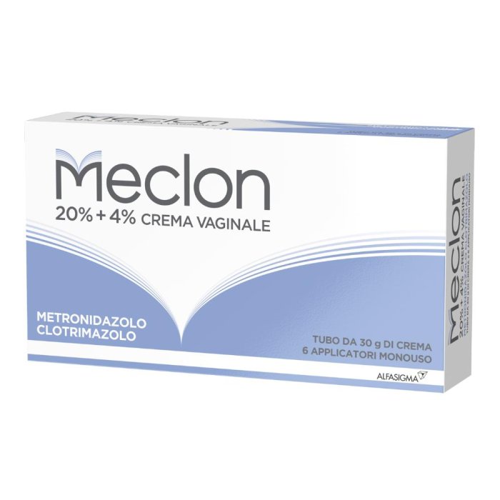 Meclon 20% + 4% Crema Vaginale Tubo 30 G + 6 Applicatori