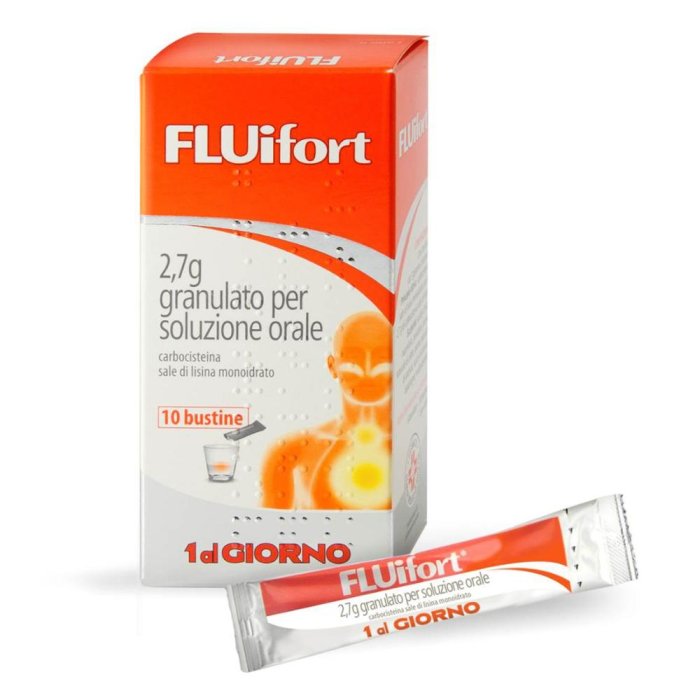 Fluifort 2,7 G Granulato Per Soluzione Orale 10 Bustine