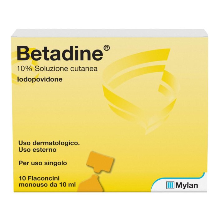 Betadine Sol Cut 10Fl 10Ml 10%
