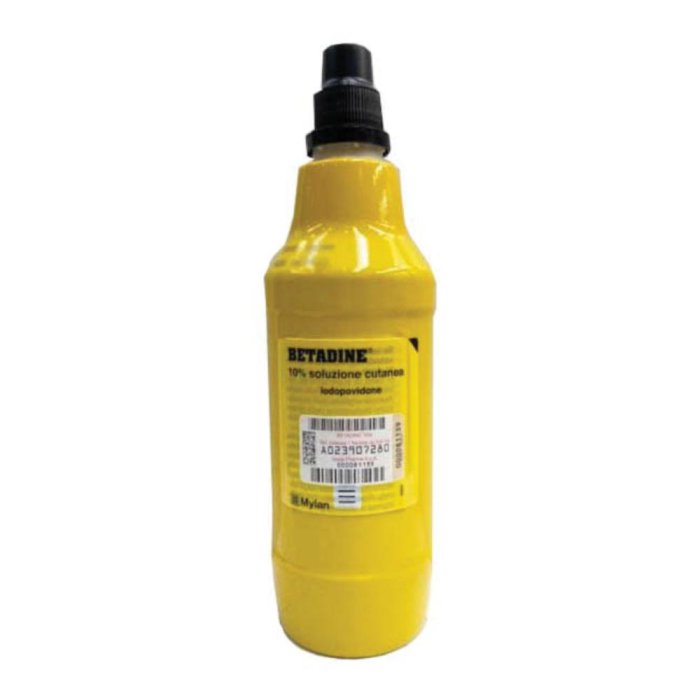 Betadine Soluzione Cutanea 10% - 500 ml Disinfettante per Ferite e Cute Lesa