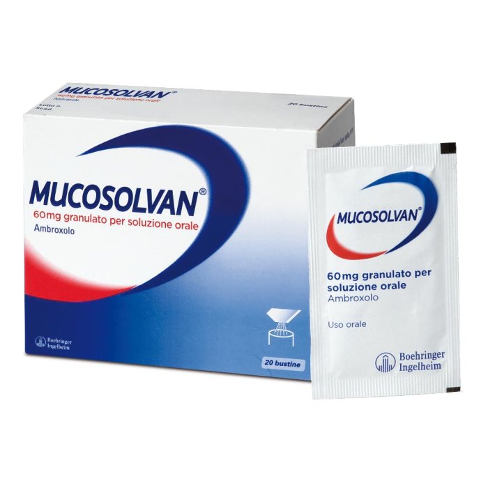 Mucosolvan 60 Mg Granulato Per Soluzione Orale 20 Bustine