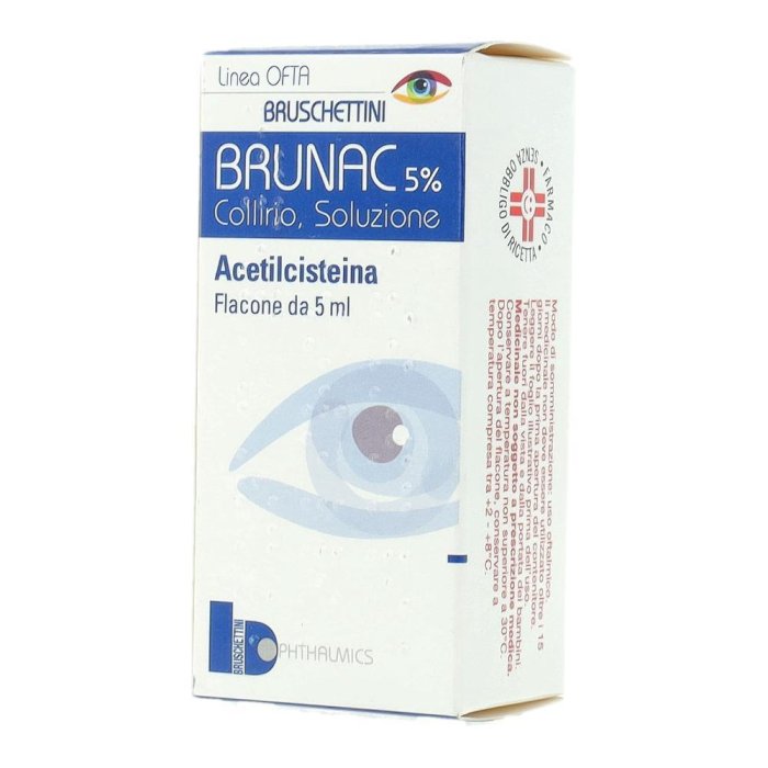 Brunac 5% Collirio, Soluzione Flacone 5 Ml