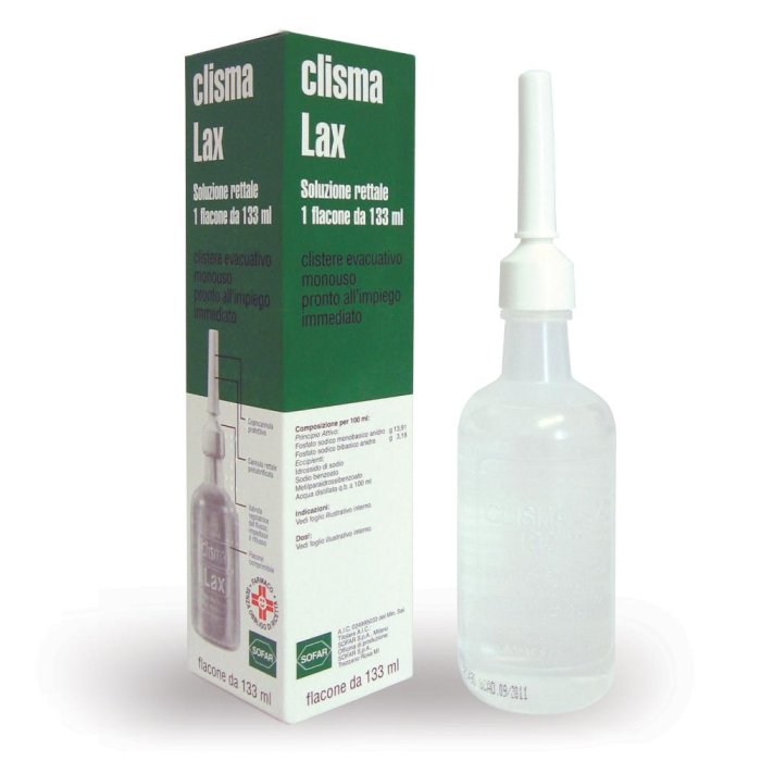 Clismalax Soluzione Rettale 1 Flacone Da 133 Ml