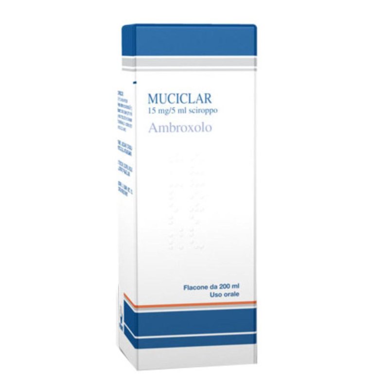  Muciclar 15 Mg 5 Ml Sciroppo Flacone Da 200 Ml