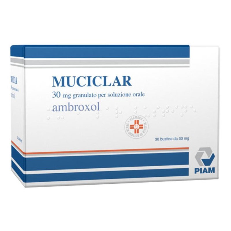 Muciclar 30 Mg Granulato Per Soluzione Orale 30 Bustine
