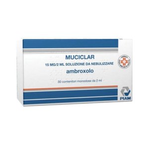 Muciclar 15 Mg/ 2 Ml Soluzione Da Nebulizzare 30 Contenitori Monodose Da 2 Ml