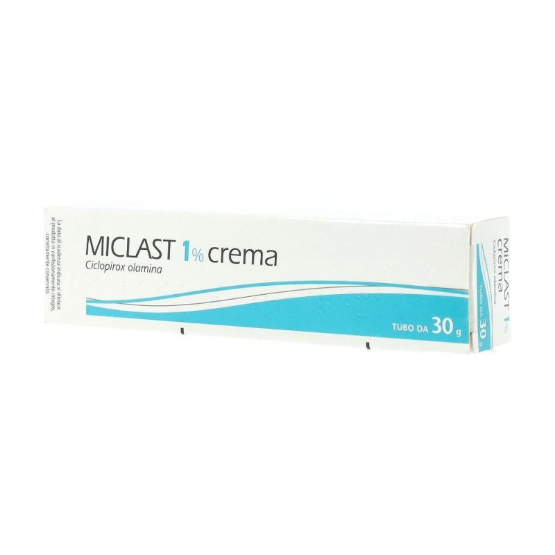Miclast Crema 30 grammi Trattamento Antimicotico per Micosi Cutanee della Pelle e dei Piedi
