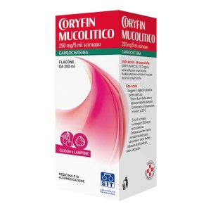  Coryfin Mucolitico*Sciroppo 200ml 250mg/5ml