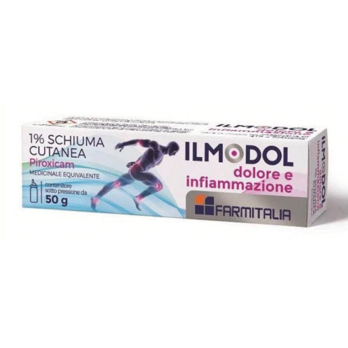 Ilmodol Dolore Inf Dolore e Infiammazione 1% Schiuma Cutanea Piroxicam 50g