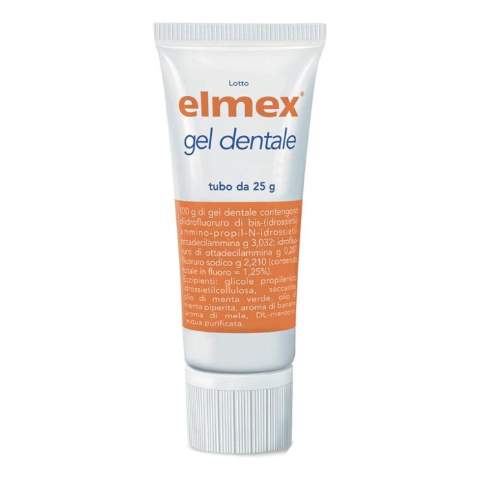 Elmex Gel Dentale Prodotto Medicinale per la Prevenzione dalla Carie, 25g