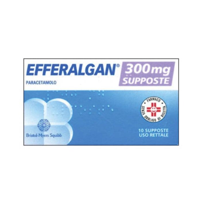 Efferalgan Bambini 300 Mg Supposte 10 Supposte