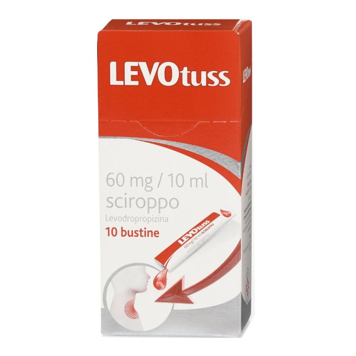 Levotuss Scir 10Bust 60Mg/10Ml