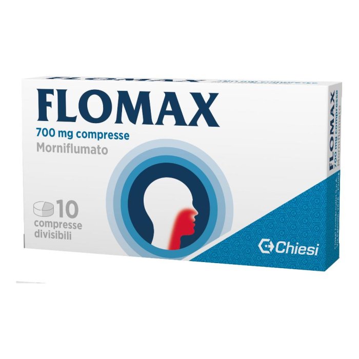 Flomax 700mg 10 Compresse Antinfiammatorio Mal di Gola Adulto