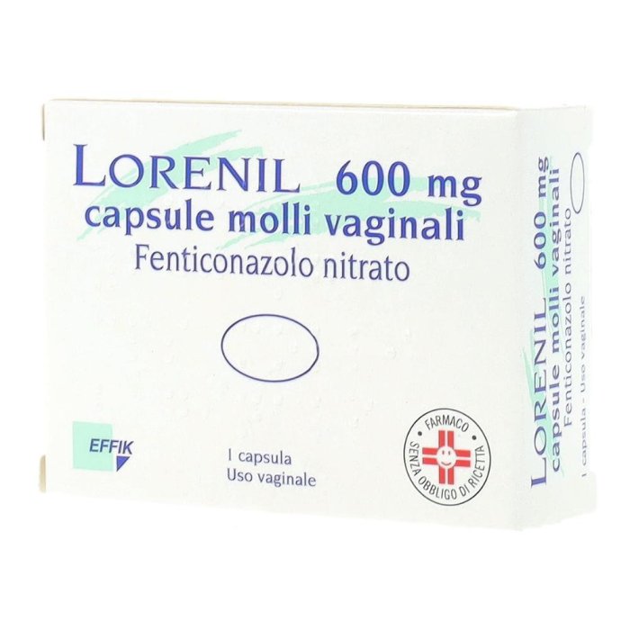 Lorenil 600 Mg Capsule Molli Vaginali 1 Capsula
