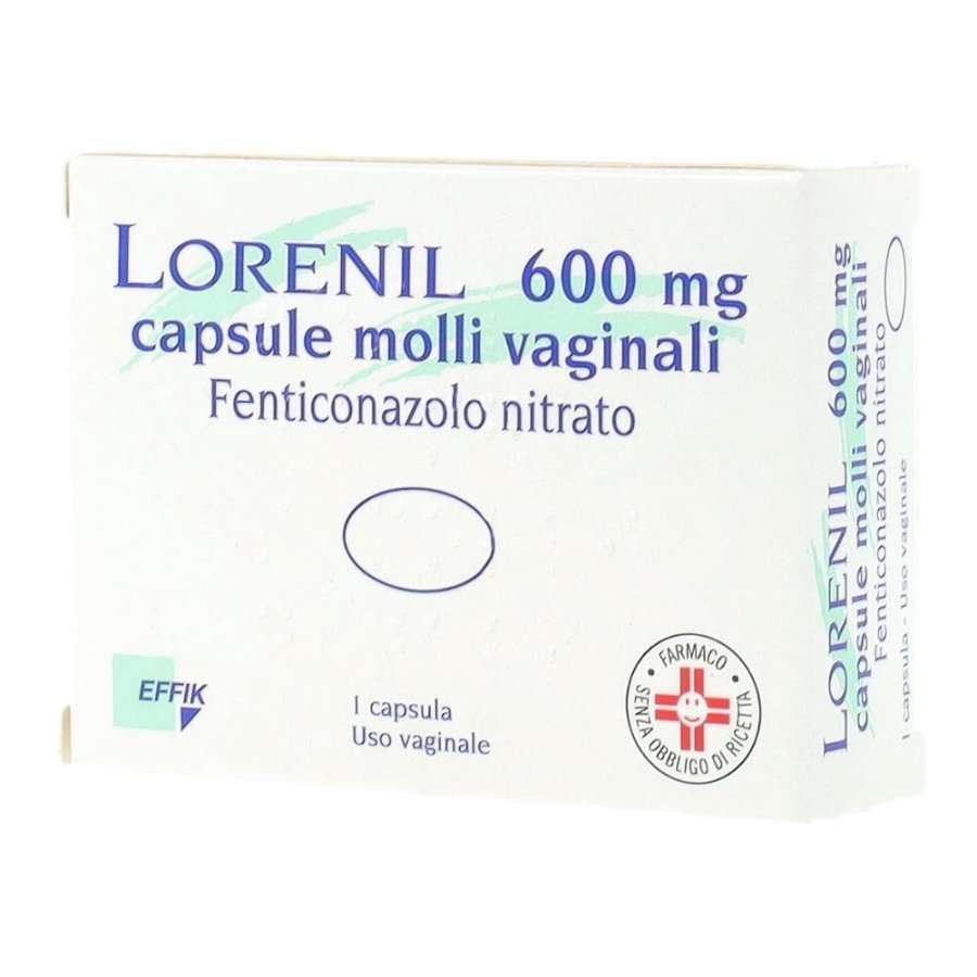Lorenil 600 Mg Capsule Molli Vaginali 1 Capsula