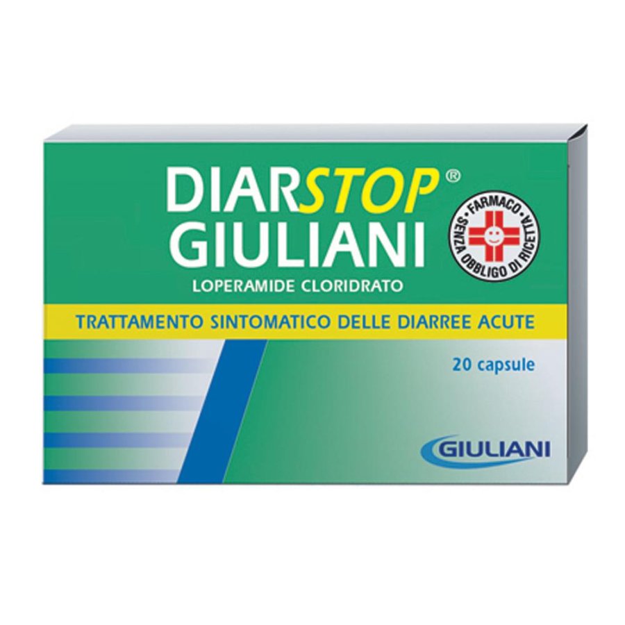 Diarstop 20 Capsule Integratore per Diarrea Acuta e Benessere Intestinale