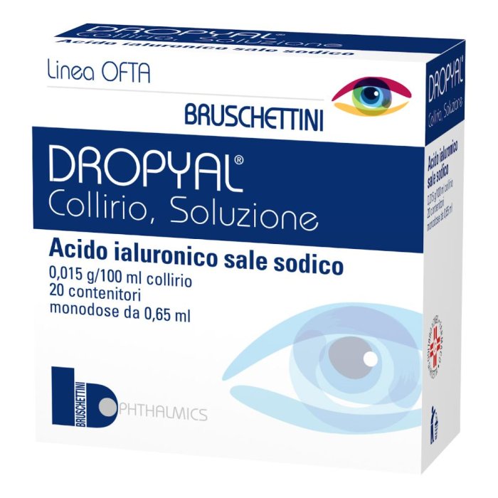 Dropyal 0,65 Ml Collirio, Soluzione 20 Contenitori Monodose