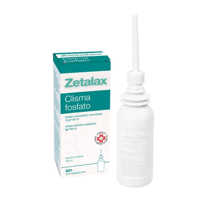 Zetalax Clisma Fosfato Clistere per stitichezza 133ml