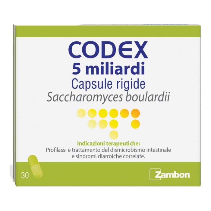 Codex 30 Capsule Da 5 Miliardi 250 mg Blister