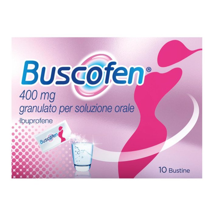 Buscofen 400 Mg Granulato Per Soluzione Orale 10 Bustine