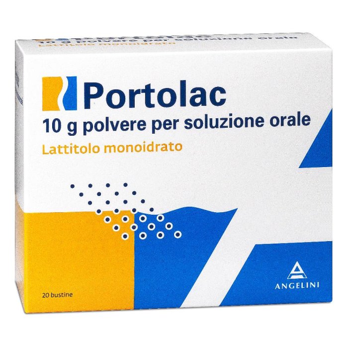 Portolac EPS polvere per soluzione orale 20 bustine da 10 grammi lassativo a base di lattulosio