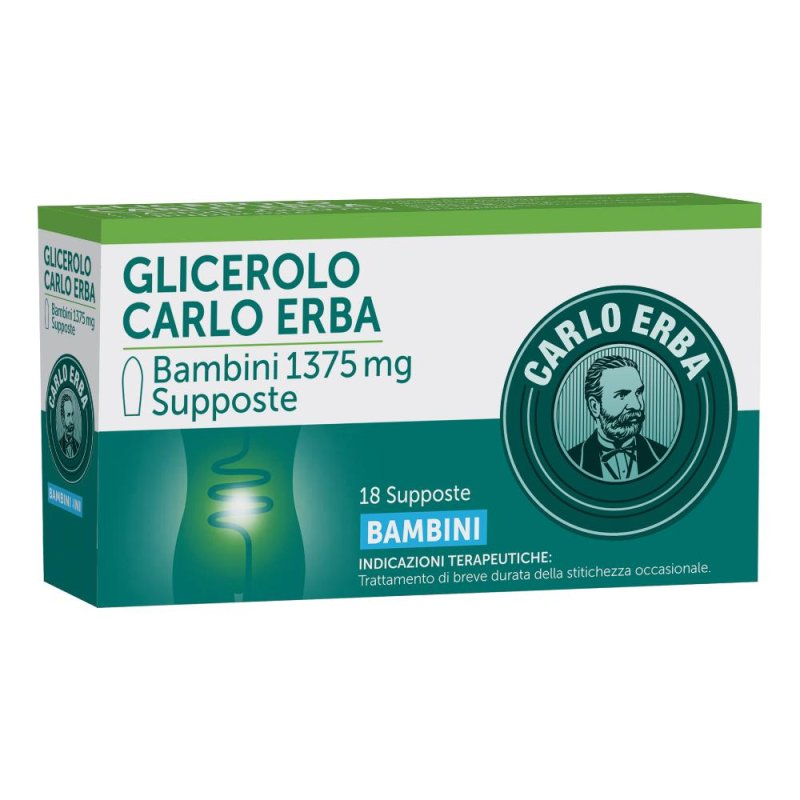 Glicerolo Bambini 1375 Mg Supposte 18 Supposte