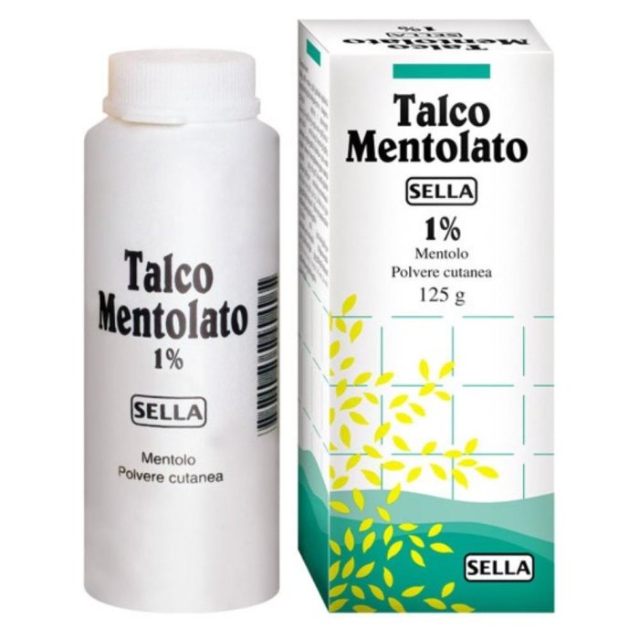 Mentolo Sella 1% Polvere Cutanea 1 Flacone 100 G