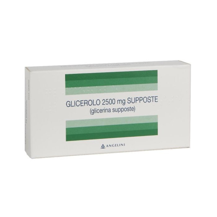 GLICEROLO ANG*AD 18SUPP 2500MG