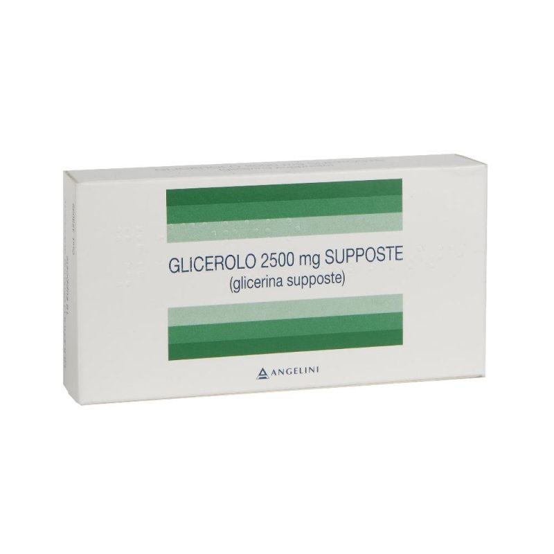 GLICEROLO ANG*AD 18SUPP 2500MG GLICEROLO ANG*AD 18SUPP 2500MG