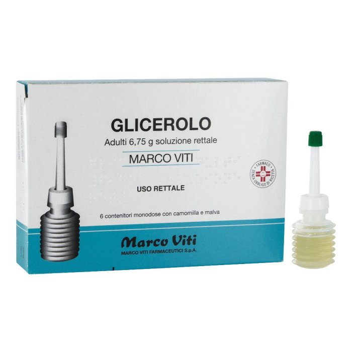 Marco Viti Glicerolo Soluzione Rettale 6 contenitori 6,75 Grammi