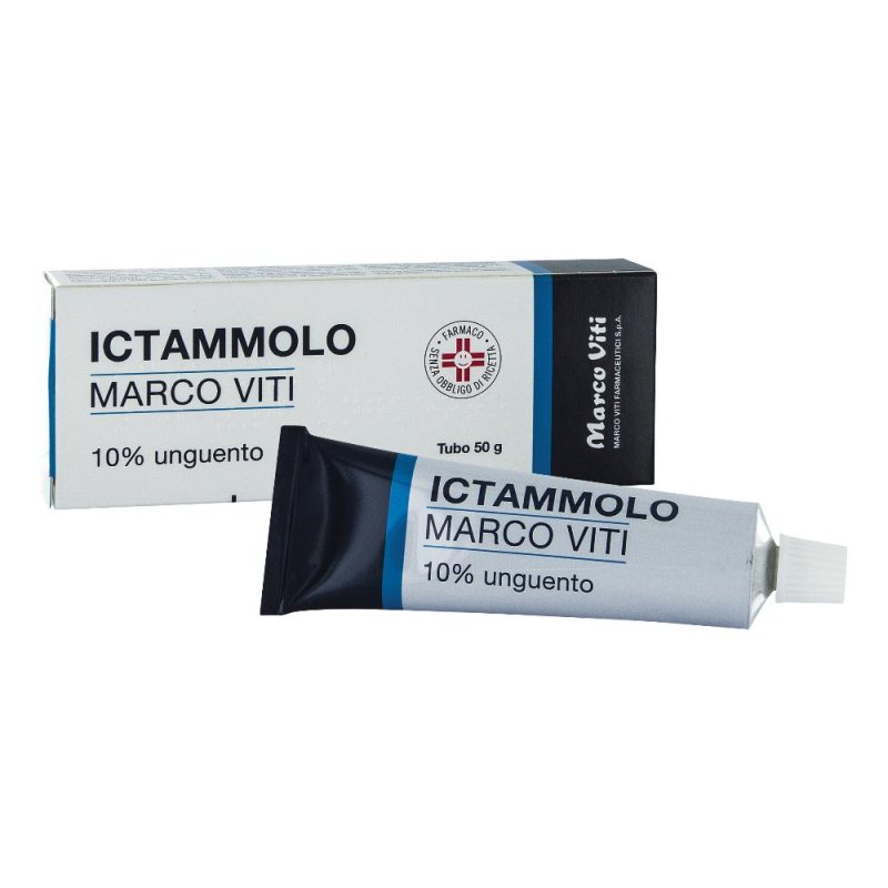 Viti Ittiolo Unguento 10% 50 g – Trattamento Lenitivo e Dermopurificante per Pelli Irritate