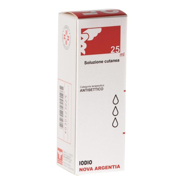 Iodio Soluzione Cutanea 7% + 5% Antisettica Disinfettante Flacone 25 Millilitri