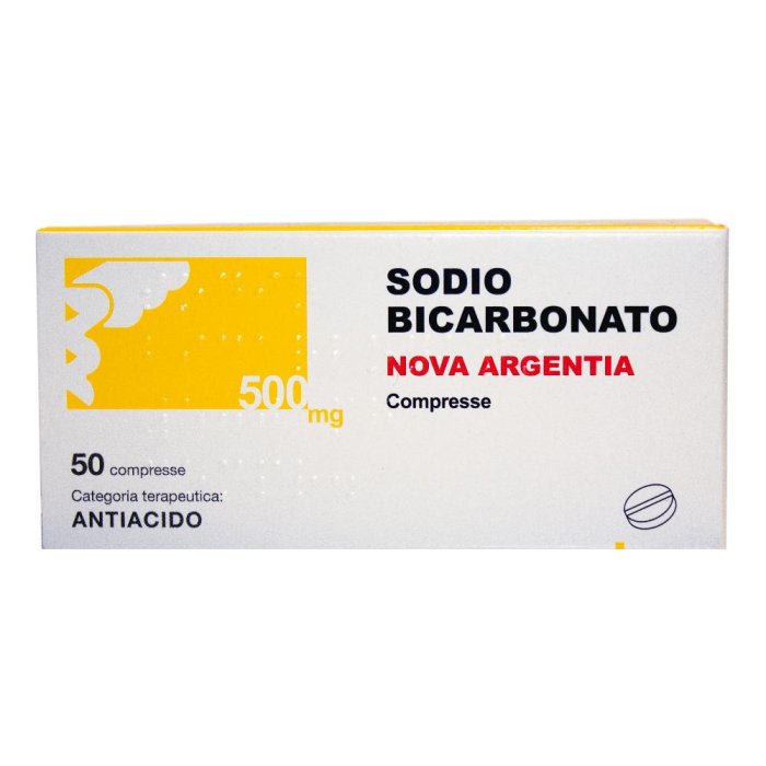 Nova Argentia Sodio Bicarbonato 50 Compresse 500mg